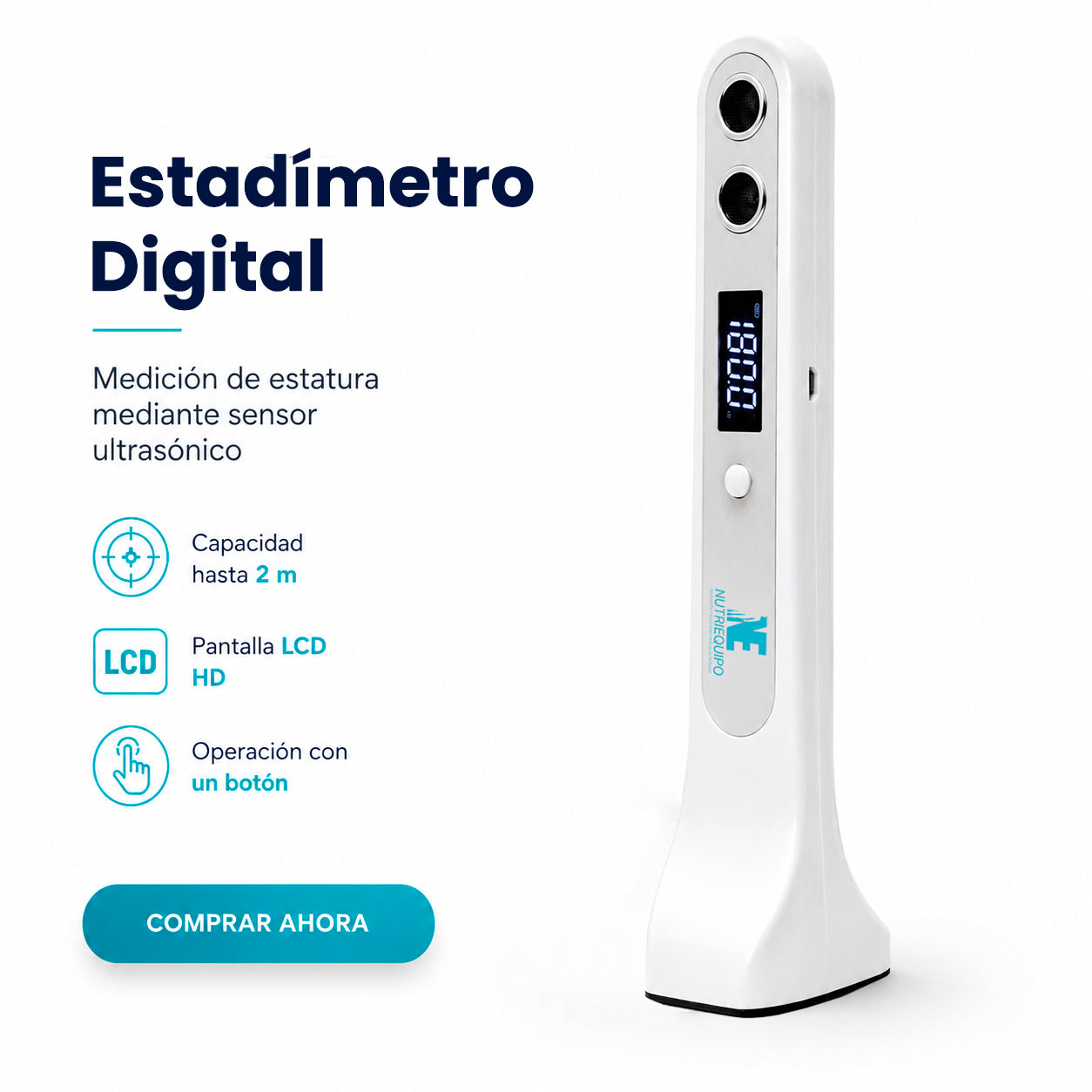 Estadímetro Ultrasónico Portátil Nutriequipo
