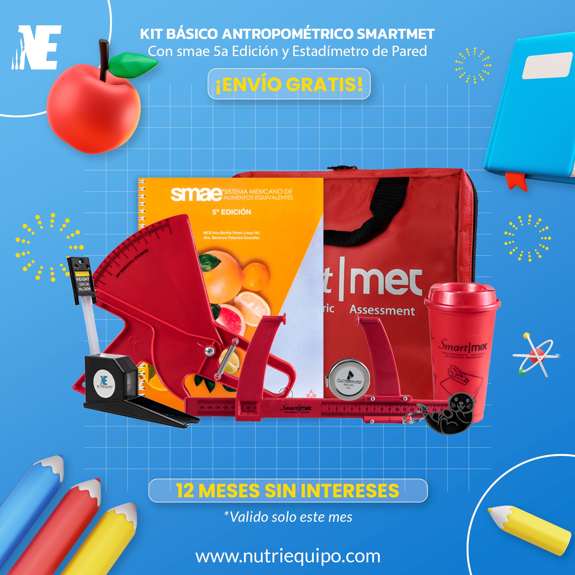 Kit Antropométrico SmartMet + smae 5a Edición