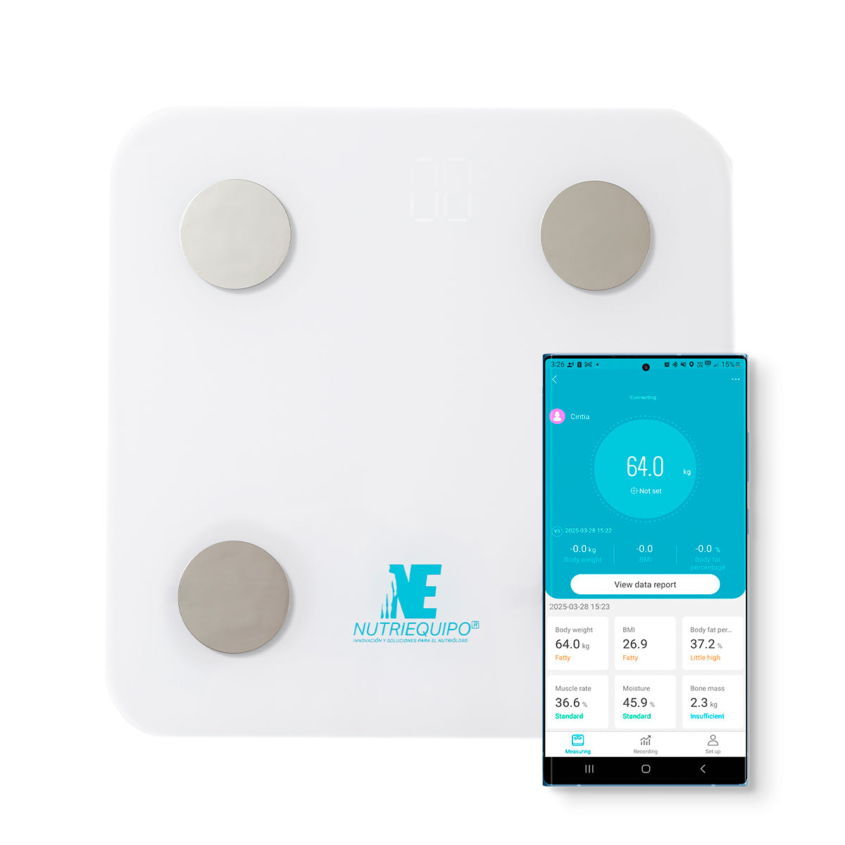Báscula Corporal Avanzada Nutriequipo