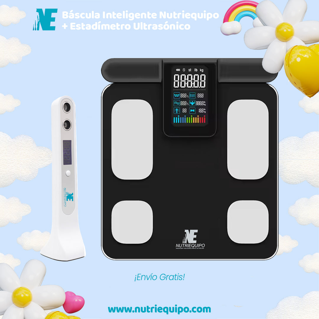 Kit Báscula Bluetooth y Estadímetro Digital