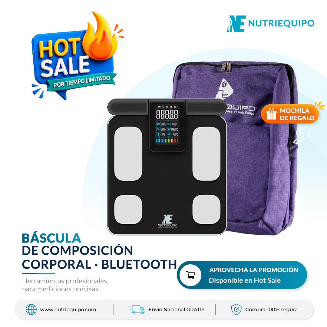 Báscula Inteligente de Composición Corporal Nutriequipo + Mochila de REGALO