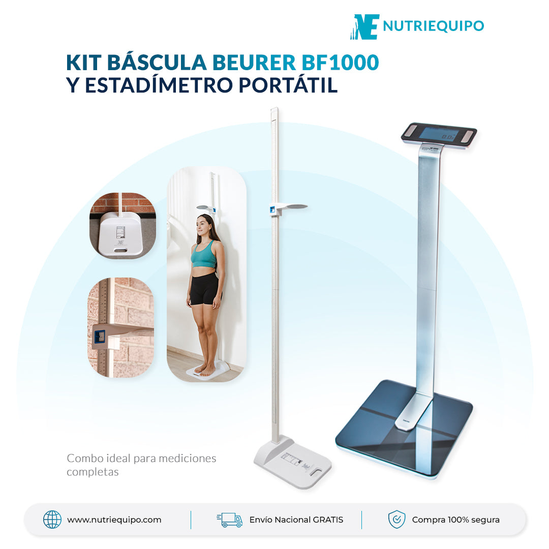 Báscula Beurer BF-1000 + Estadímetro Portátil