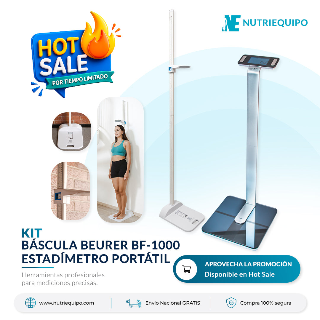 Báscula Beurer BF-1000 + Estadímetro Portátil