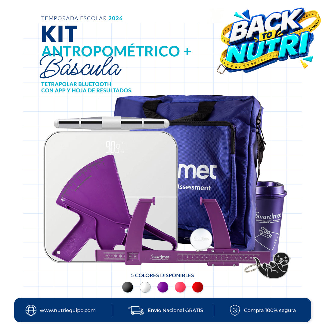 Kit Avanzado SmartMet con Báscula Segmental Bluetooth y Maletín 🎯