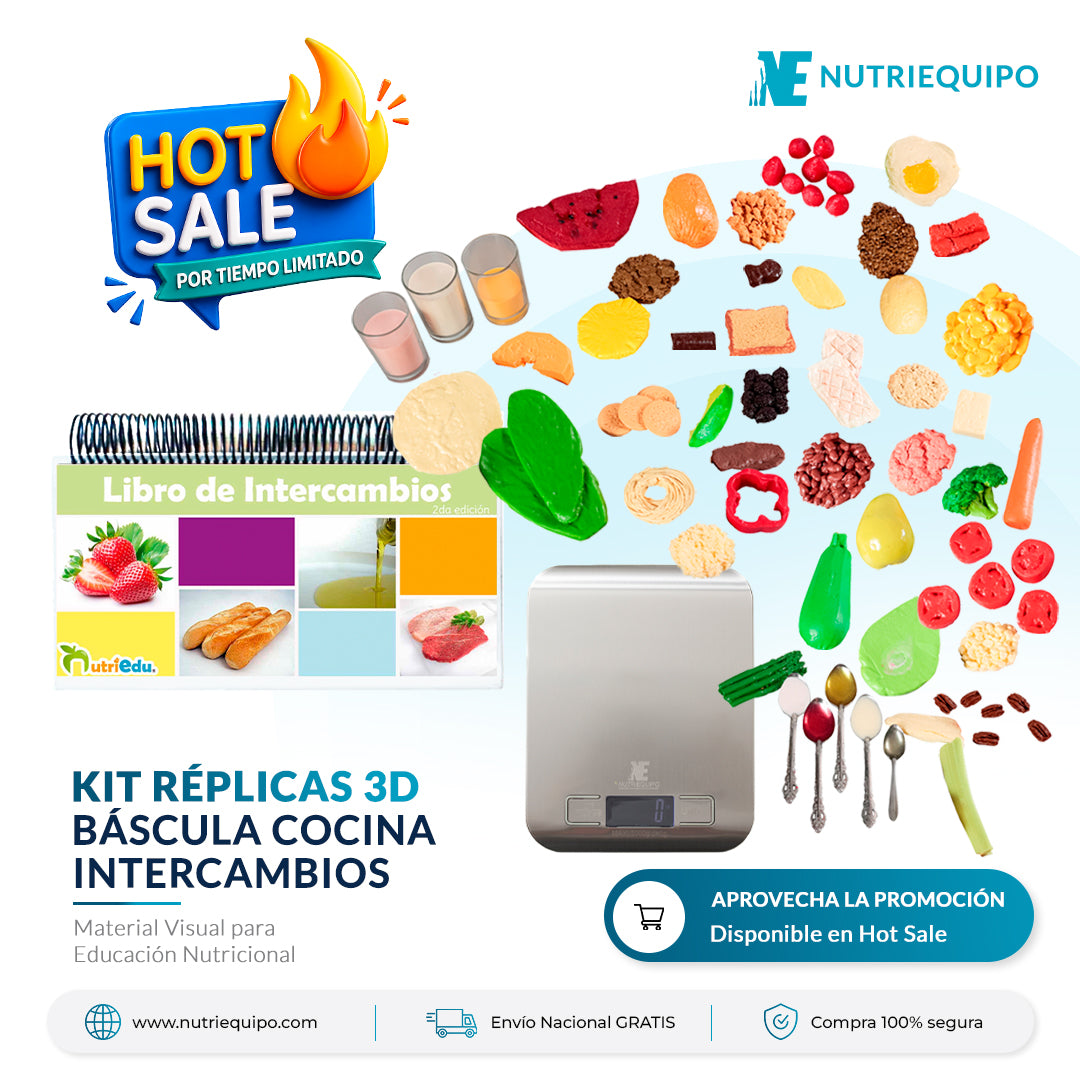 Kit Educativo en 3D para Nutrición
